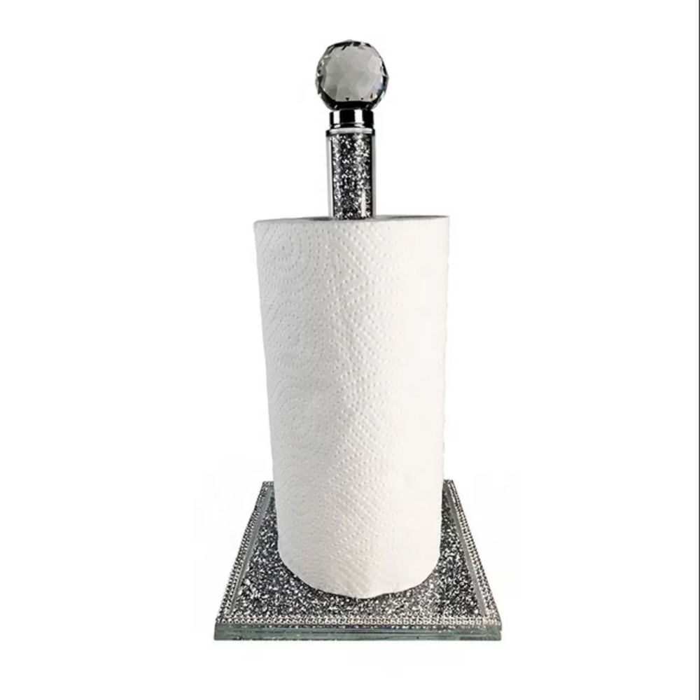 Crystal Glitter Paper Towel Holder